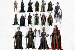 Dark Fantasy Frames Clipart, Gothic Ornate Borders for DIY Product Image 4