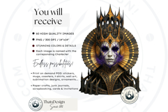 Dark Fantasy Frames Clipart, Gothic Ornate Borders for DIY Product Image 2