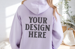 Safety Pink Gildan 18500 Hoodie Mockup, Unisex Sweatshirt Mo Product Image 1