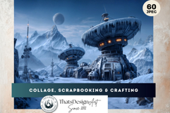 Fantasy Landscape Backdrops Mystic Scenery Digital Paper Set Product Image 10