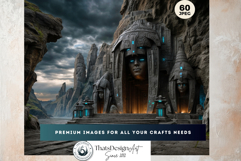 Fantasy Landscape Backdrops Mystic Scenery Digital Paper Set Product Image 14