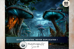 Fantasy Landscape Backdrops Mystic Scenery Digital Paper Set Product Image 5