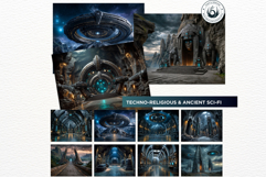 Fantasy Landscape Backdrops Mystic Scenery Digital Paper Set Product Image 7