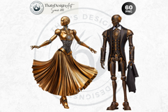 Steampunk Robots Clipart Mechanical Animals Graphics Product Image 4