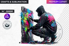 Urban Street clipart, Graffiti Clipart, Hip hop sublimation Product Image 1