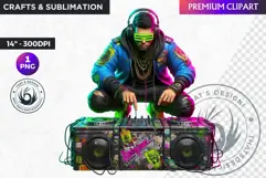 Urban Street clipart, Graffiti Clipart, Hip hop sublimation Product Image 1