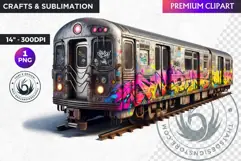 Urban Street clipart, Graffiti Clipart, Hip hop sublimation Product Image 1