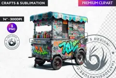 Urban Street clipart, Graffiti Clipart, Hip hop sublimation Product Image 1