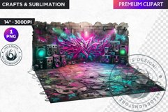 Urban Street clipart, Graffiti Clipart, Hip hop sublimation Product Image 1
