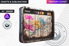 Urban Street clipart, Graffiti Clipart, Hip hop sublimation Product Image 1