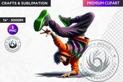 Urban Street clipart, Graffiti Clipart, Hip hop sublimation Product Image 1