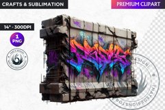 Urban Street clipart, Graffiti Clipart, Hip hop sublimation Product Image 1