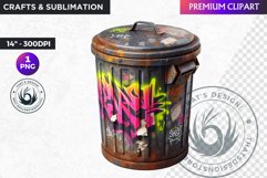 Urban Street clipart, Graffiti Clipart, Hip hop sublimation Product Image 1