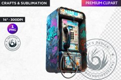 Urban Street clipart, Graffiti Clipart, Hip hop sublimation Product Image 1