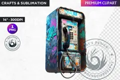 Urban Street clipart, Graffiti Clipart, Hip hop sublimation Product Image 1