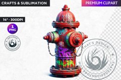 Urban Street clipart, Graffiti Clipart, Hip hop sublimation Product Image 1