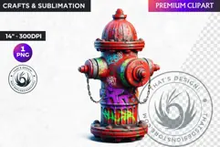 Urban Street clipart, Graffiti Clipart, Hip hop sublimation Product Image 1