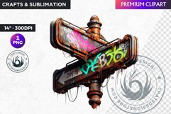 Urban Street clipart, Graffiti Clipart, Hip hop sublimation Product Image 1