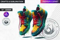 Urban Street clipart, Graffiti Clipart, Hip hop sublimation Product Image 1