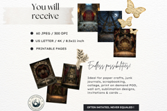 The Bone Circus Backdrops for Junk Journal and Scrapbooking Product Image 2