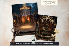 The Bone Circus Backdrops for Junk Journal and Scrapbooking Product Image 6