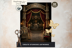 The Bone Circus Backdrops for Junk Journal and Scrapbooking Product Image 8