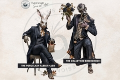 Hollow Eve Procession Halloween Clipart, Horror characters Product Image 6