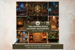 The Lantern Guild Clipart, Alchemy Fantasy Characters PNG Product Image 13