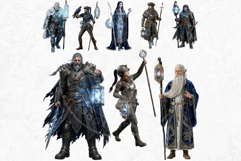 The Lantern Guild Clipart, Alchemy Fantasy Characters PNG Product Image 6