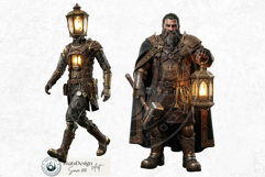 The Lantern Guild Clipart, Alchemy Fantasy Characters PNG Product Image 9