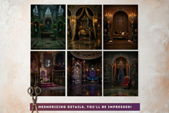Velvet Mascarade Backdrops and Baroque Fantasy Interiors Product Image 10
