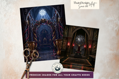 Velvet Mascarade Backdrops and Baroque Fantasy Interiors Product Image 11