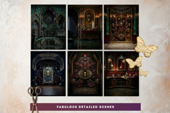 Velvet Mascarade Backdrops and Baroque Fantasy Interiors Product Image 6