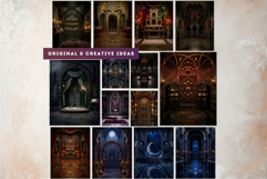 Velvet Mascarade Backdrops and Baroque Fantasy Interiors Product Image 8