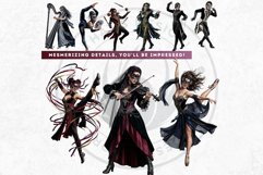 Velvet Mascarade Clipart for Junk Journals and Sublimation Product Image 6