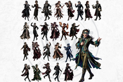 Velvet Mascarade Clipart for Junk Journals and Sublimation Product Image 7