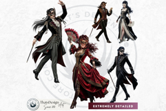 Velvet Mascarade Clipart for Junk Journals and Sublimation Product Image 8