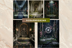 The Vernal Rebirth Dark Fantasy Clipart and Backgrounds Product Image 10