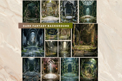 The Vernal Rebirth Dark Fantasy Clipart and Backgrounds Product Image 11