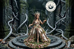 The Vernal Rebirth Dark Fantasy Clipart and Backgrounds Product Image 4