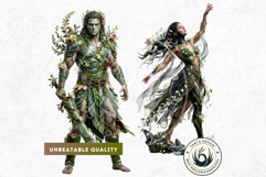 The Vernal Rebirth Dark Fantasy Clipart and Backgrounds Product Image 5