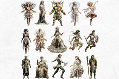 The Vernal Rebirth Dark Fantasy Clipart and Backgrounds Product Image 6