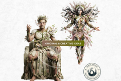 The Vernal Rebirth Dark Fantasy Clipart and Backgrounds Product Image 8