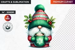Christmas Gnome Clipart, Gnome png, christmas clipart,winter Product Image 1