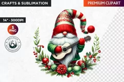 Christmas Gnome Clipart, Gnome png, christmas clipart,winter Product Image 1