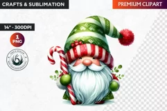 Christmas Gnome Clipart, gnomes png christmas clipart,winter Product Image 1
