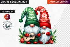 Christmas Clipart, gnome png,gnome clipart,gnome sublimation Product Image 1
