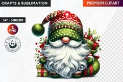 Christmas Gnome Clipart, gnomes png christmas clipart,winter Product Image 1