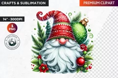 Christmas Clipart, gnome png,gnome clipart,gnome sublimation Product Image 1