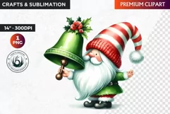 Christmas Clipart, gnome png,gnome clipart,gnome sublimation Product Image 1